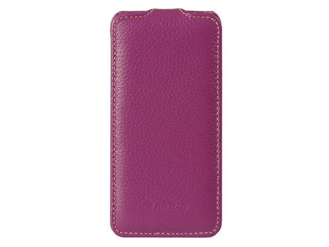 Melkco Jacka Type Purple - Leren iPhone SE/5s/5 hoesje
