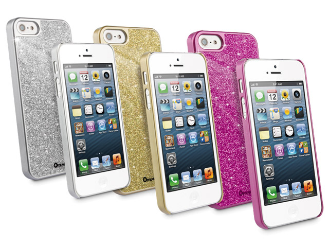 Muvit Glitter Hard Case - iPhone SE/5s/5 hoesje