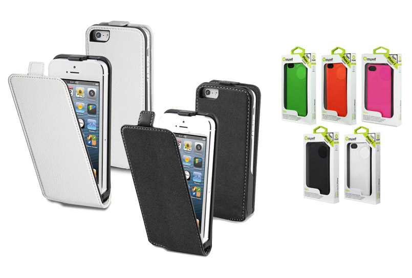 Muvit Slim Elegant Flip Case iPhone SE/5s/5 hoesje