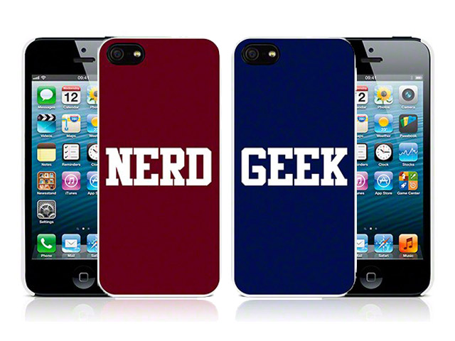 CaseBoutique Nerd & Geek Case - iPhone 5/5S hoesje