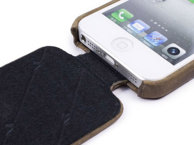 Tuff-Luv Saddleback Leather Case voor iPhone 5/5S