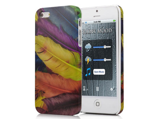 Colorful Feathers Case - iPhone SE / 5s / 5 hoesje