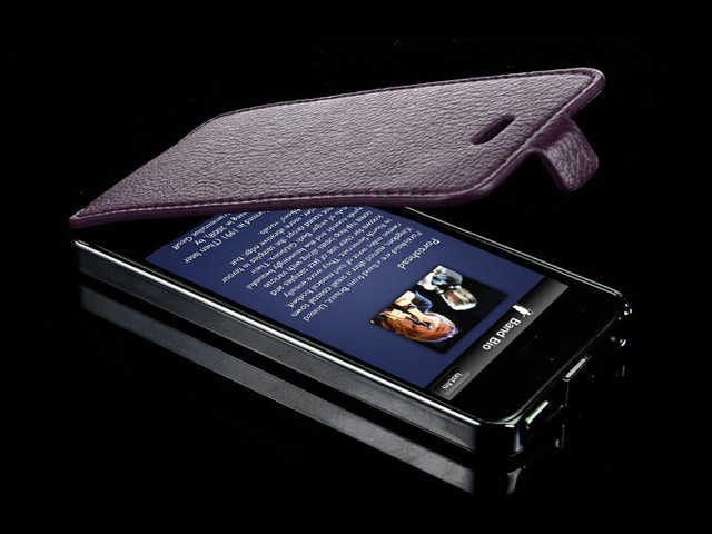 Deluxe Leather Flip Case - iPhone SE / 5s / 5 hoesje