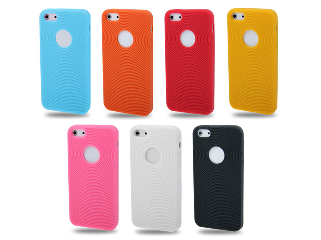 Fingerprint Silicone Skin - iPhone SE / 5s / 5 hoesje