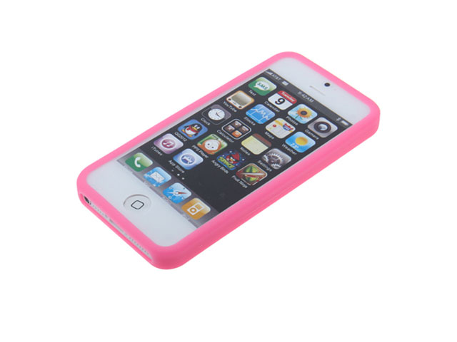 Fingerprint Silicone Skin - iPhone SE / 5s / 5 hoesje