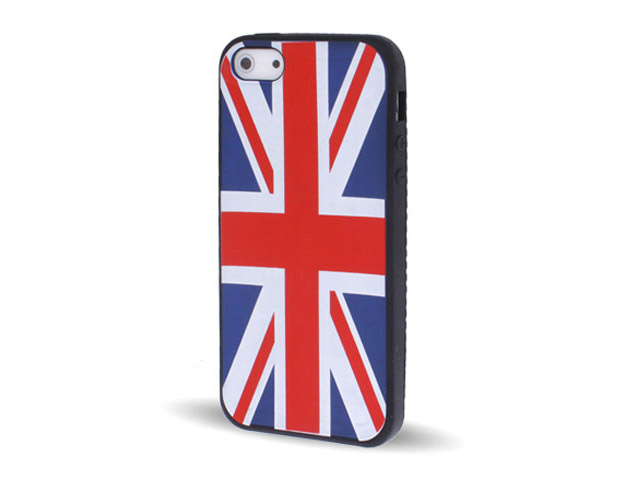 Great Brittain Silicone Skin - iPhone SE/5s/5 hoesje