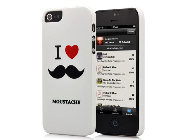 Moustache Love Case - iPhone SE / 5s / 5 hoesje