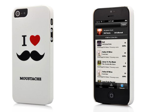 Moustache Love Case - iPhone SE / 5s / 5 hoesje