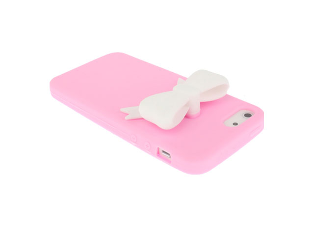 Ribbon Silicone Skin Case - iPhone SE/5s/5 hoesje