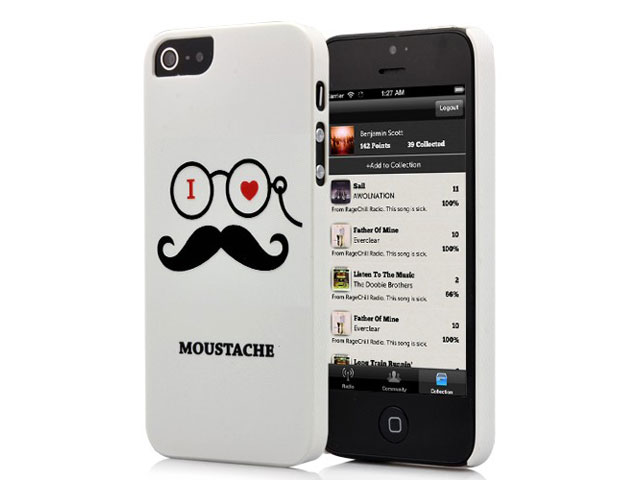 Moustache Professor Case - iPhone SE / 5s / 5 hoesje
