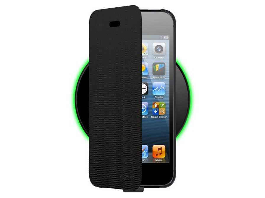 ZENS Qi Wireless Charger + Wireless Charging Flip Case voor iPhone 5