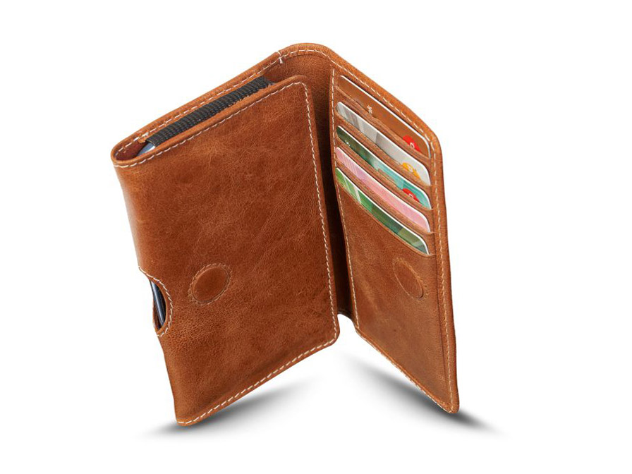 D'Bramante1928 Leather Wallet Sleeve voor iPhone 5/5S