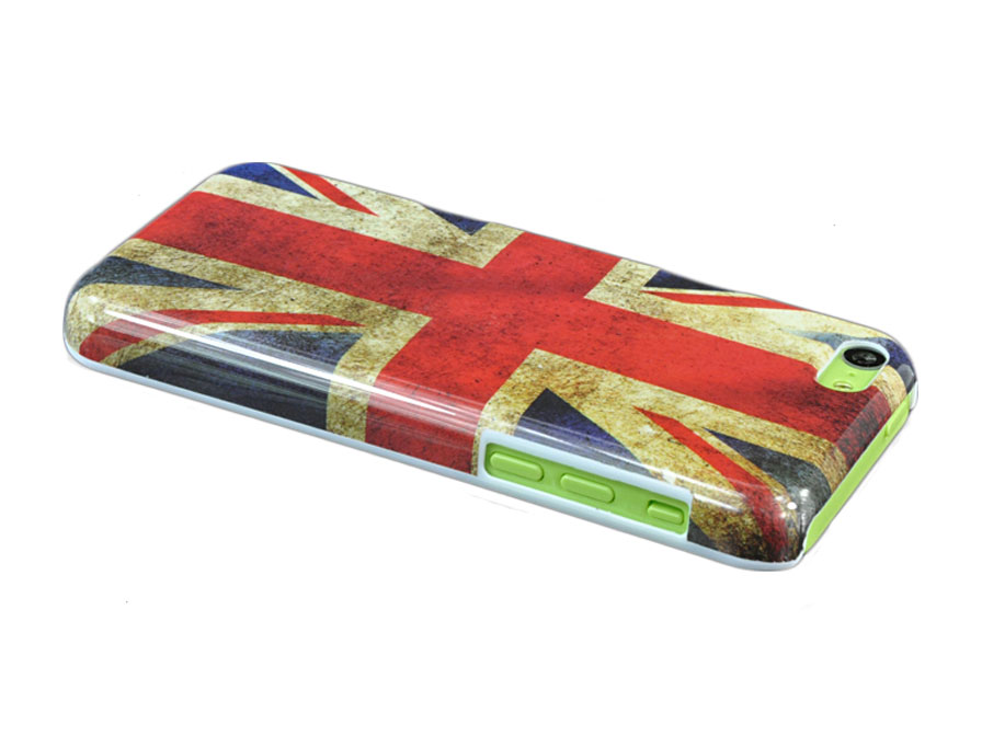 Vintage Great-Brittain Flag Case Hoesje voor iPhone 5C