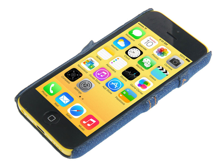 Real Denim Jeans Case Hoesje voor iPhone 5C