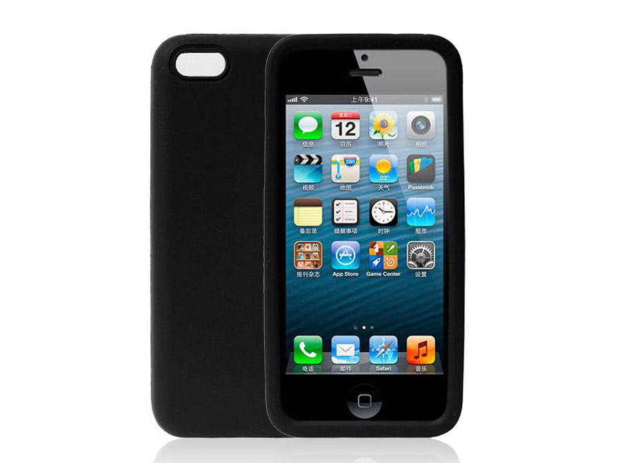 Silicone Skin Case Hoesje voor iPhone 5C
