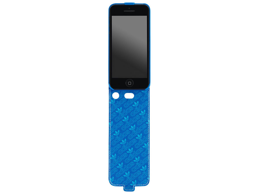 adidas Flip Case Blauw - iPhone SE / 5s / 5 hoesje