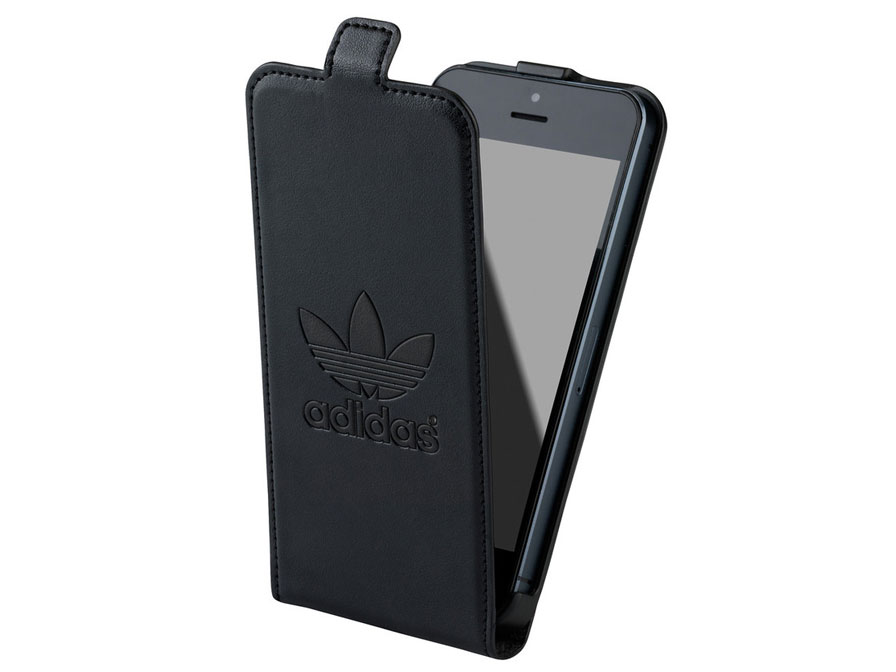 adidas Black Flip Case - iPhone SE / 5s / 5 hoesje