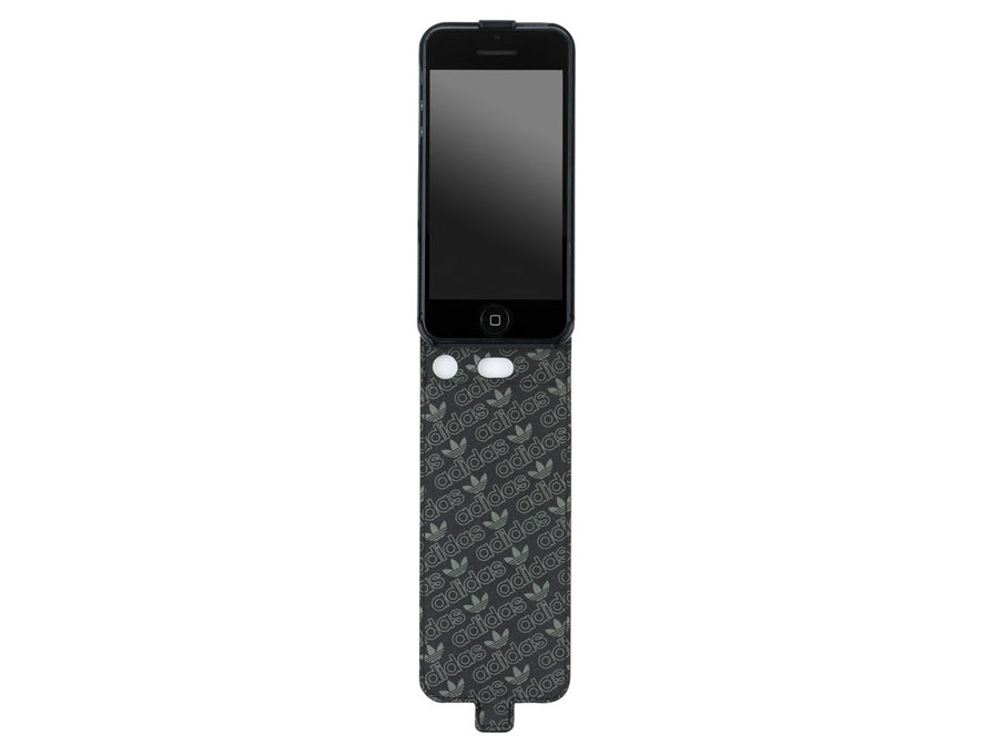 adidas Black Flip Case - iPhone SE / 5s / 5 hoesje