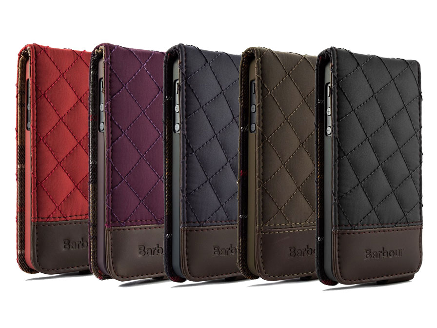 Barbour Quilted Flip Case - iPhone SE / 5s / 5 hoesje
