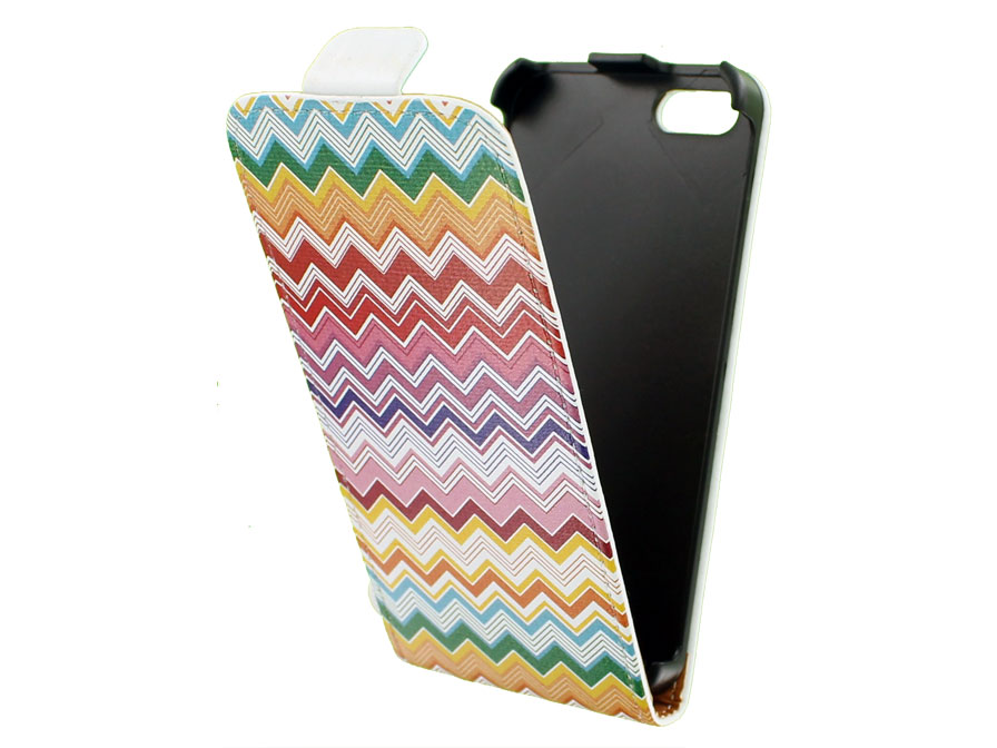 Call Candy Chevron Flip Case - Hoesje voor iPhone 5/5S