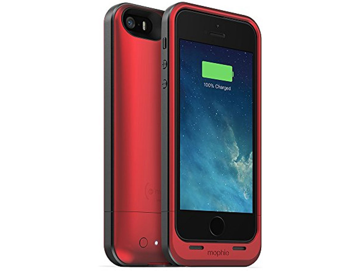 Mophie Juice Pack Air Rood - iPhone SE/5s/5 Power Case