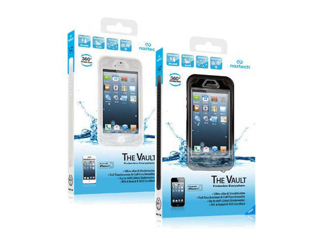Naztech The Vault - Waterdicht iPhone SE/5s/5 hoesje