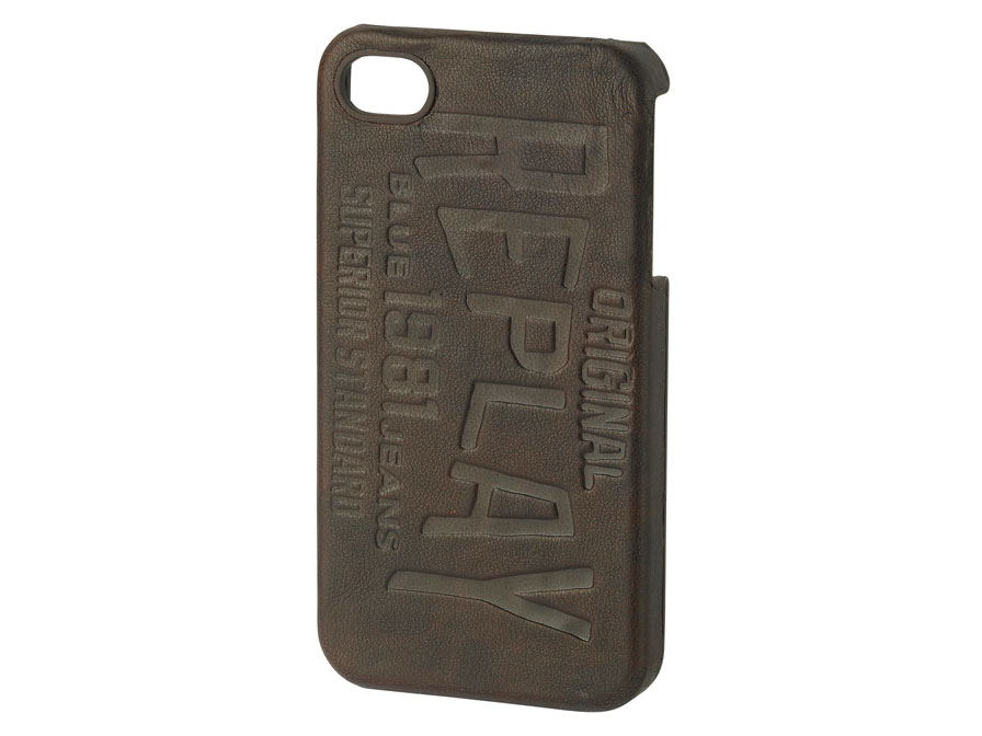 Replay Leather Hard Case - iPhone SE / 5s / 5 hoesje