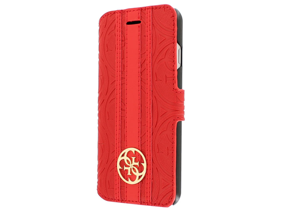 Guess Heritage Folio Case Rood - iPhone 6/6S hoesje