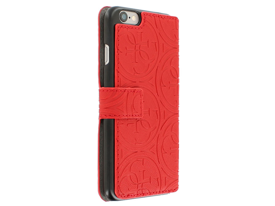 Guess Heritage Folio Case Rood - iPhone 6/6S hoesje