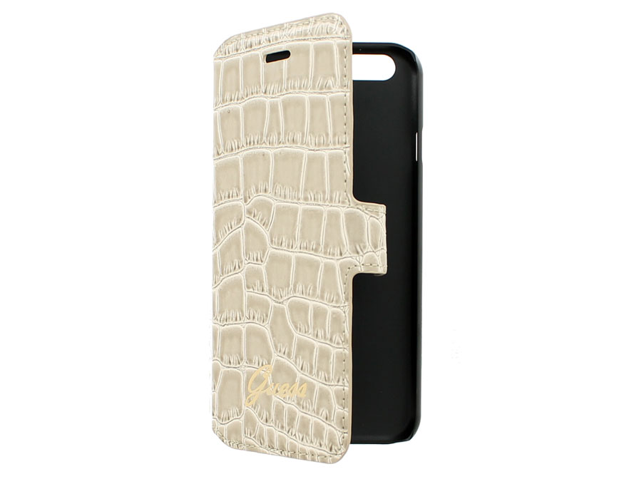 Guess Glossy Croco Folio - iPhone 6/6S hoesje