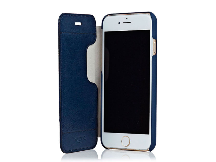 Knomo Leather Folio - Sideflip Case voor iPhone 6/6S