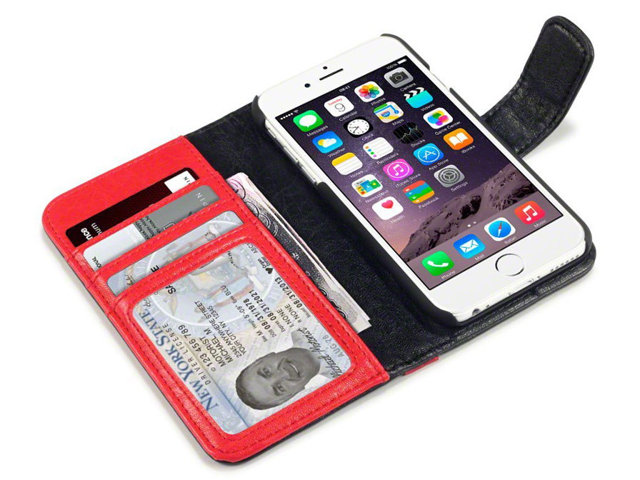 CaseBoutique Sterling Wallet Case met Stand - Hoesje voor iPhone 6/6S