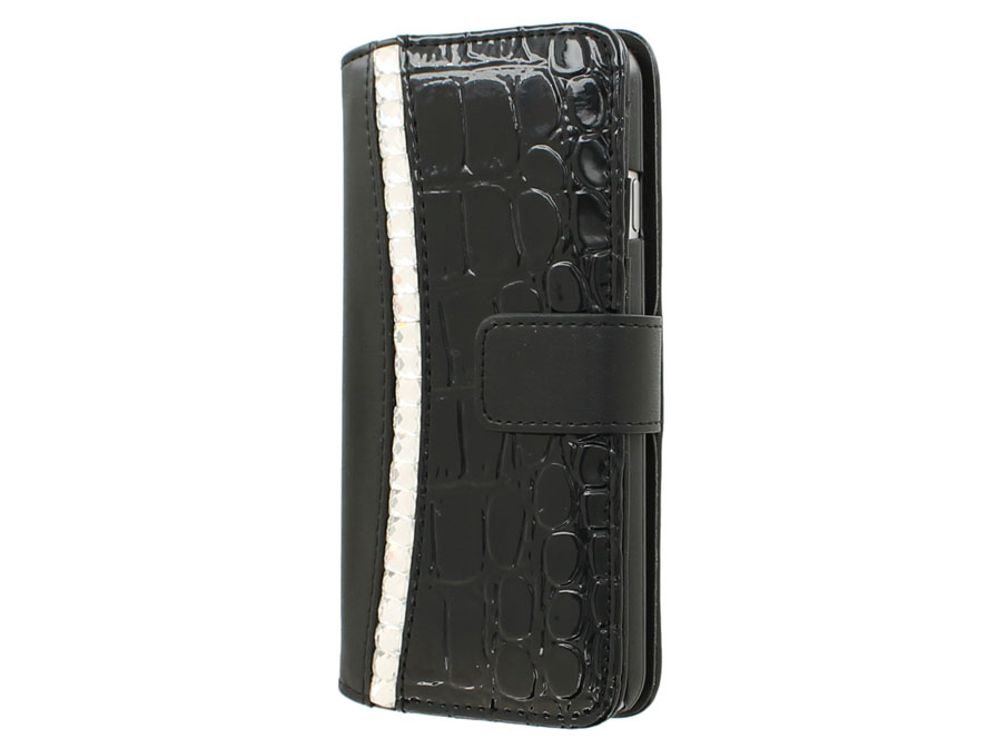 Croco Elegant Wallet Case - Hoesje voor iPhone 6/6S