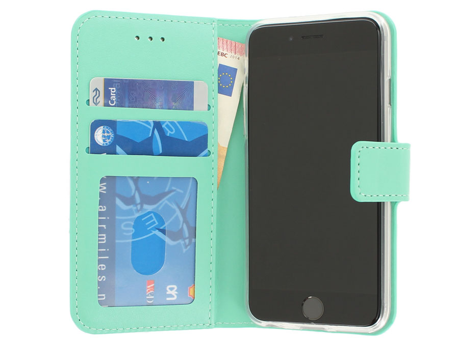 Wallet Bookcase - iPhone 6/6s hoesje (Mintgroen)
