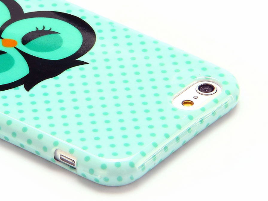 Sleepy Owl Soft Case - Hoesje voor iPhone 6/6S