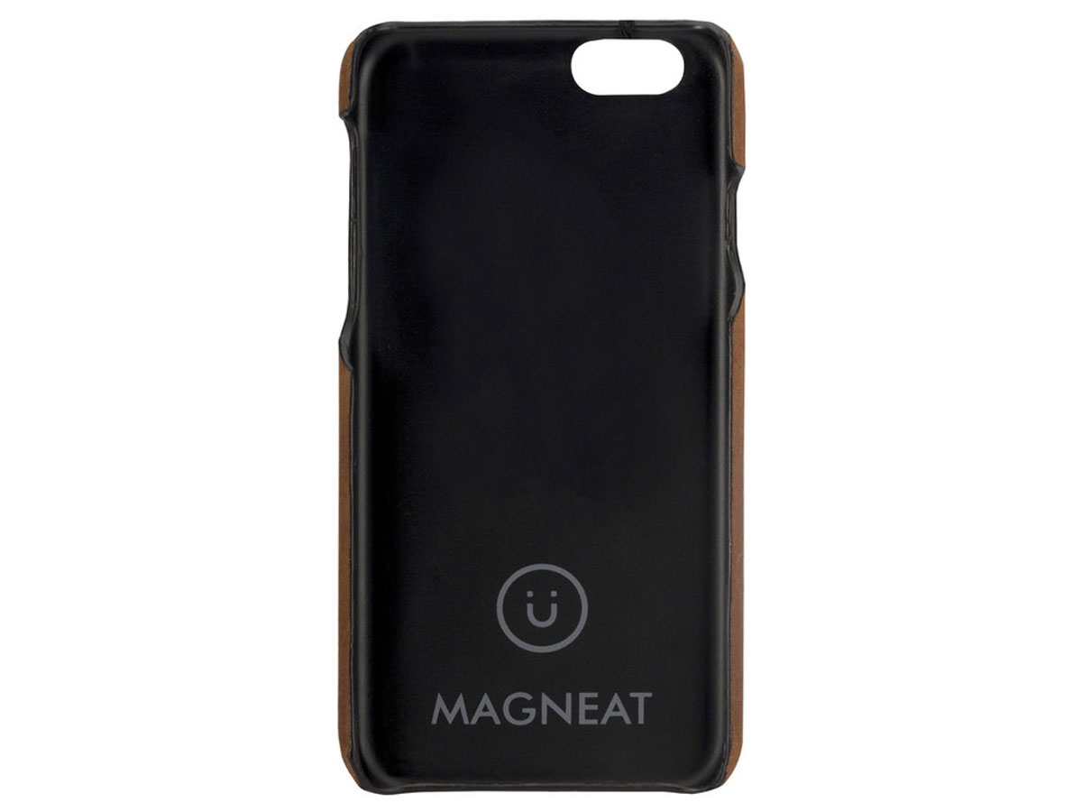Agna Magneat 2in1 Case Cognac Leer - iPhone 6/6s hoesje