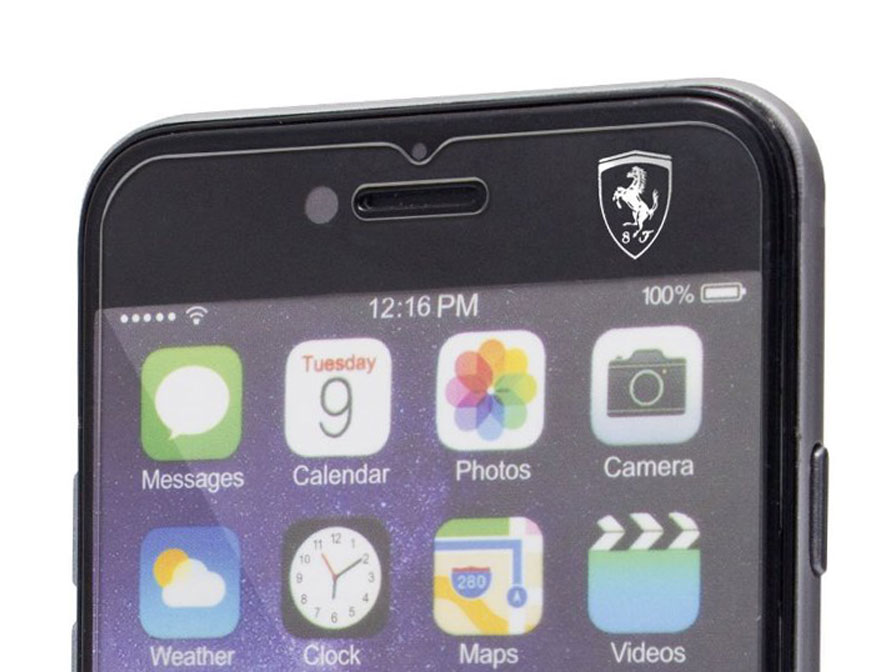 Ferrari Tempered Glass Screenprotector voor iPhone 7/6s