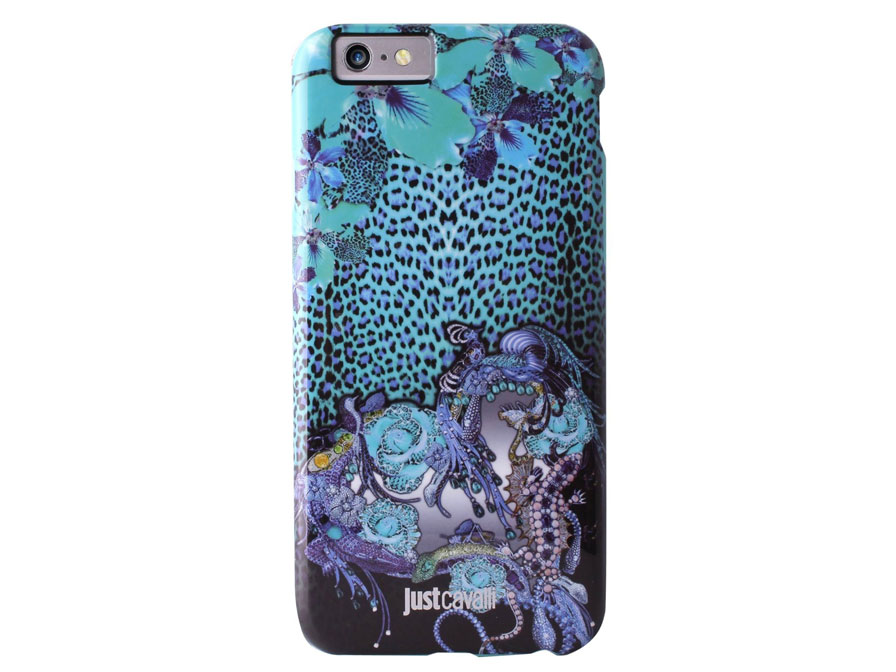 Just Cavalli Leopard Floral Case - iPhone 6/6s hoesje