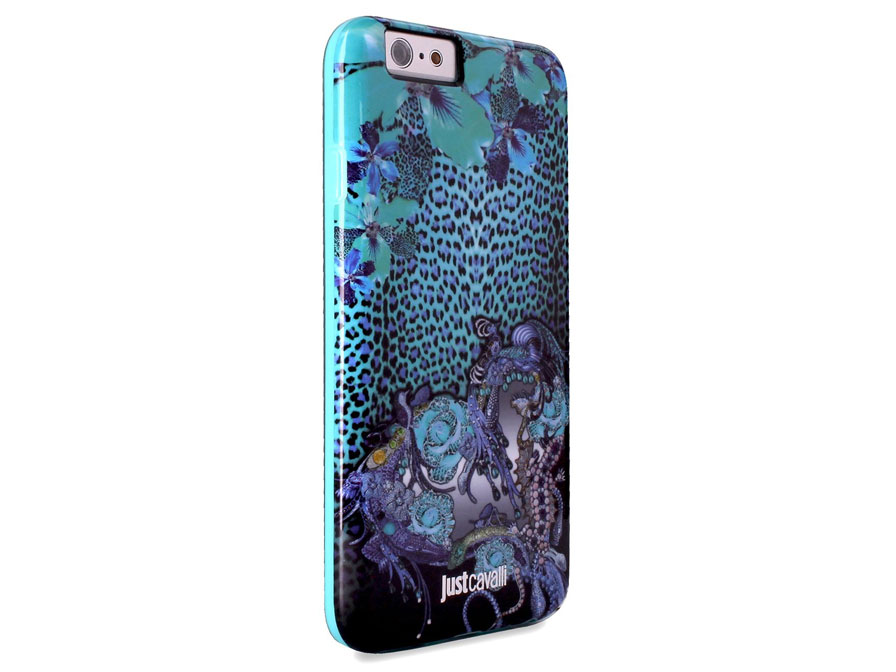 Just Cavalli Leopard Floral Case - iPhone 6/6s hoesje