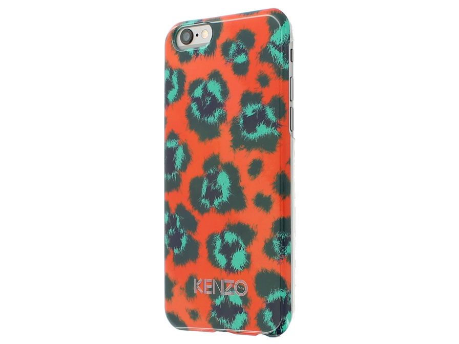 Kenzo Leopard Orange Hardcase - Case voor iPhone 6/6S