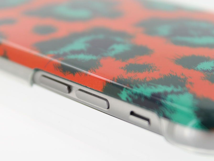 Kenzo Leopard Orange Hardcase - Case voor iPhone 6/6S