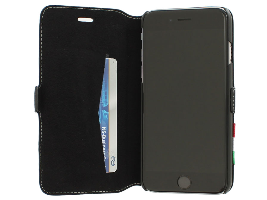 Lamborghini Alcatara Wallet Case - iPhone 6/6S hoesje