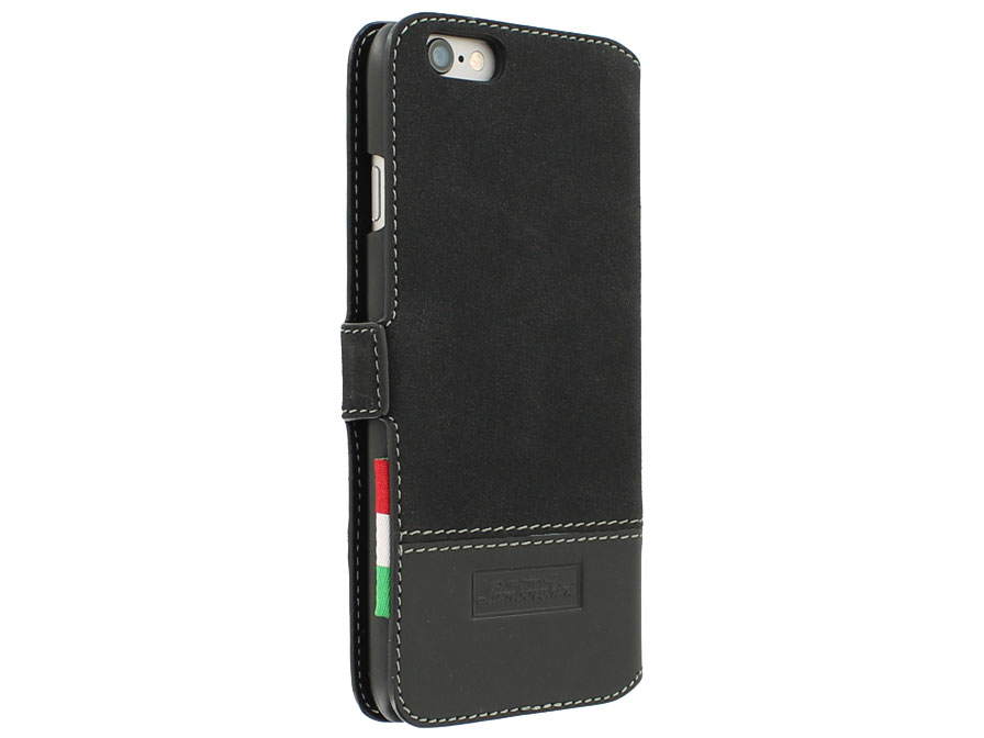 Lamborghini Alcatara Wallet Case - iPhone 6/6S hoesje