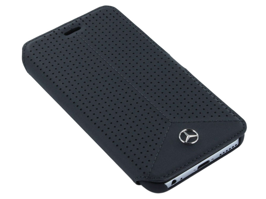 Mercedes-Benz Star Bookcase - Leren iPhone 6/6s hoesje