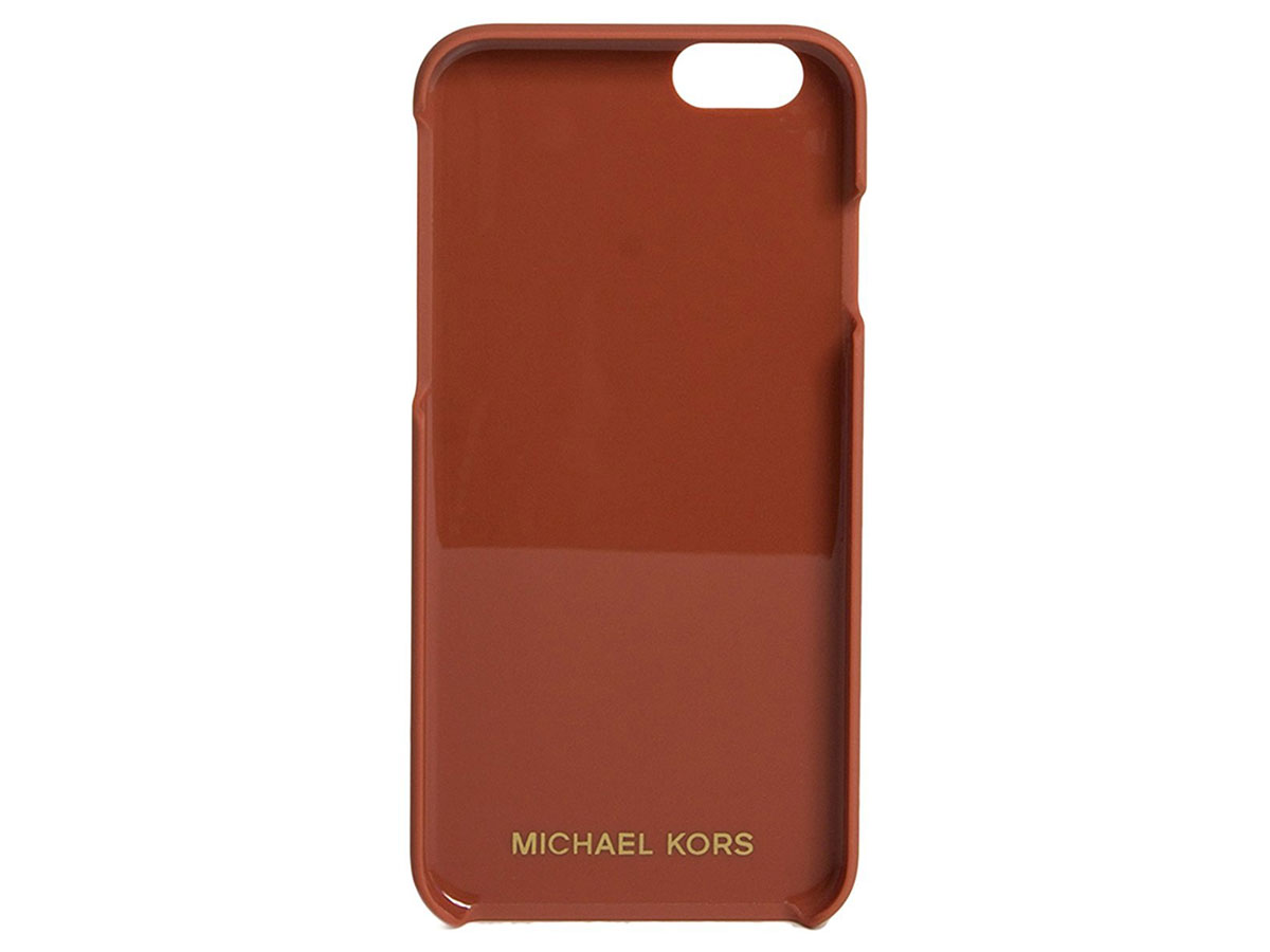 Michael Kors Case Saffiano Orange - iPhone 6/6s hoesje