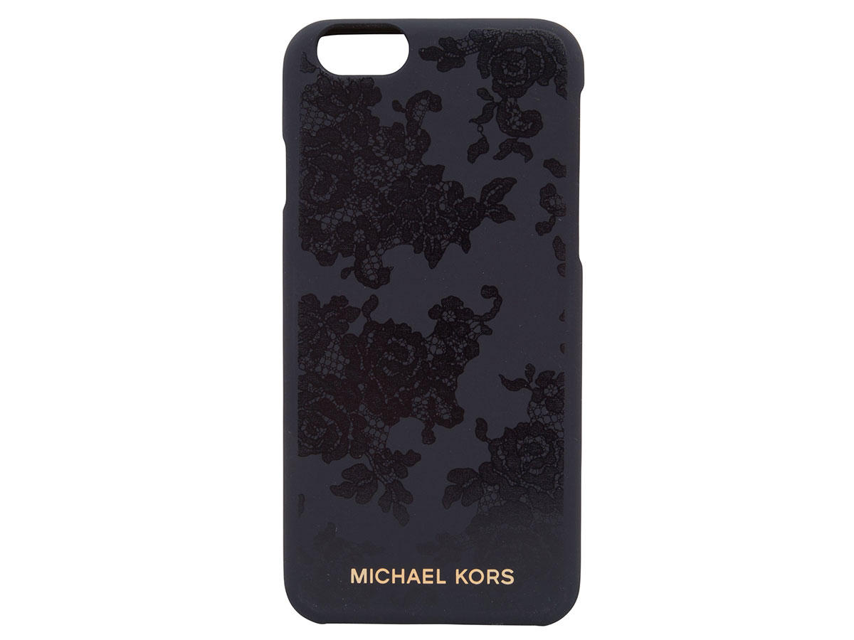 Michael Kors Case Black Floral - iPhone 6/6s hoesje