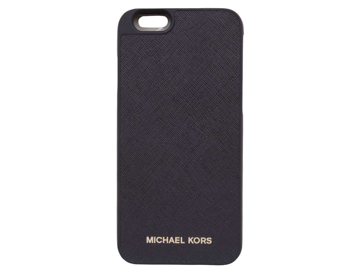 Michael Kors Case Saffiano Black - iPhone 6/6s hoesje