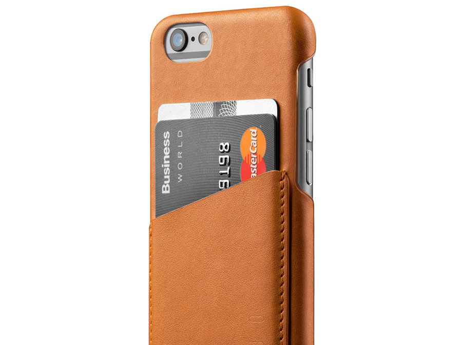 Mujjo Leather Wallet Case - iPhone 6/6S hoesje