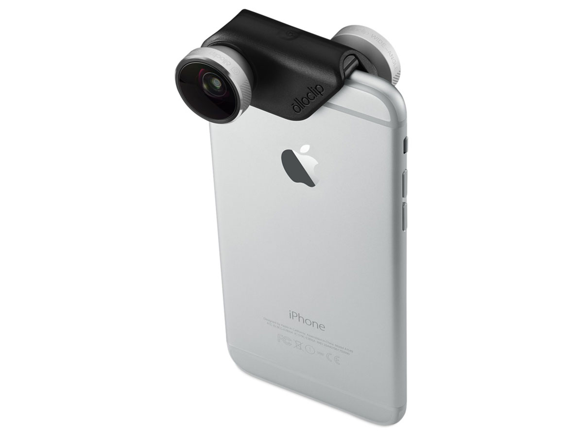 OlloClip 4-in-1 Foto Lens + OlloCase iPhone 6/6s hoes