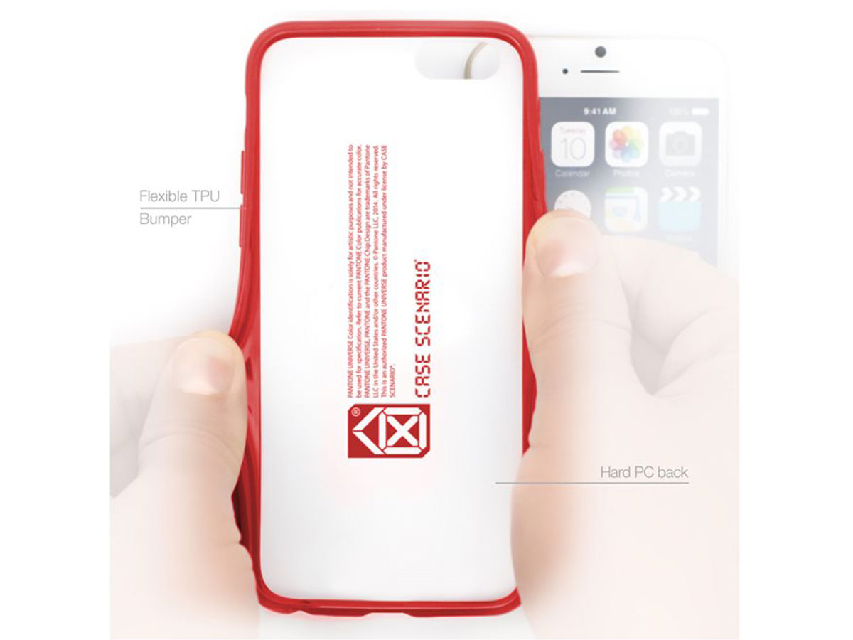 Pantone Universe Case Racing Red - iPhone 6/6s hoesje